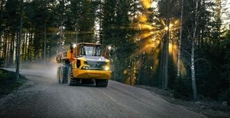 Volvo A30 electric -dumpperi