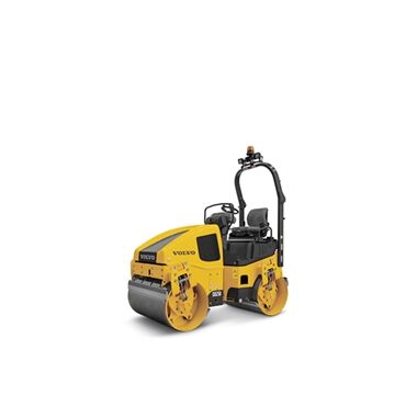 A Volvo DD25B  asphalt compactors