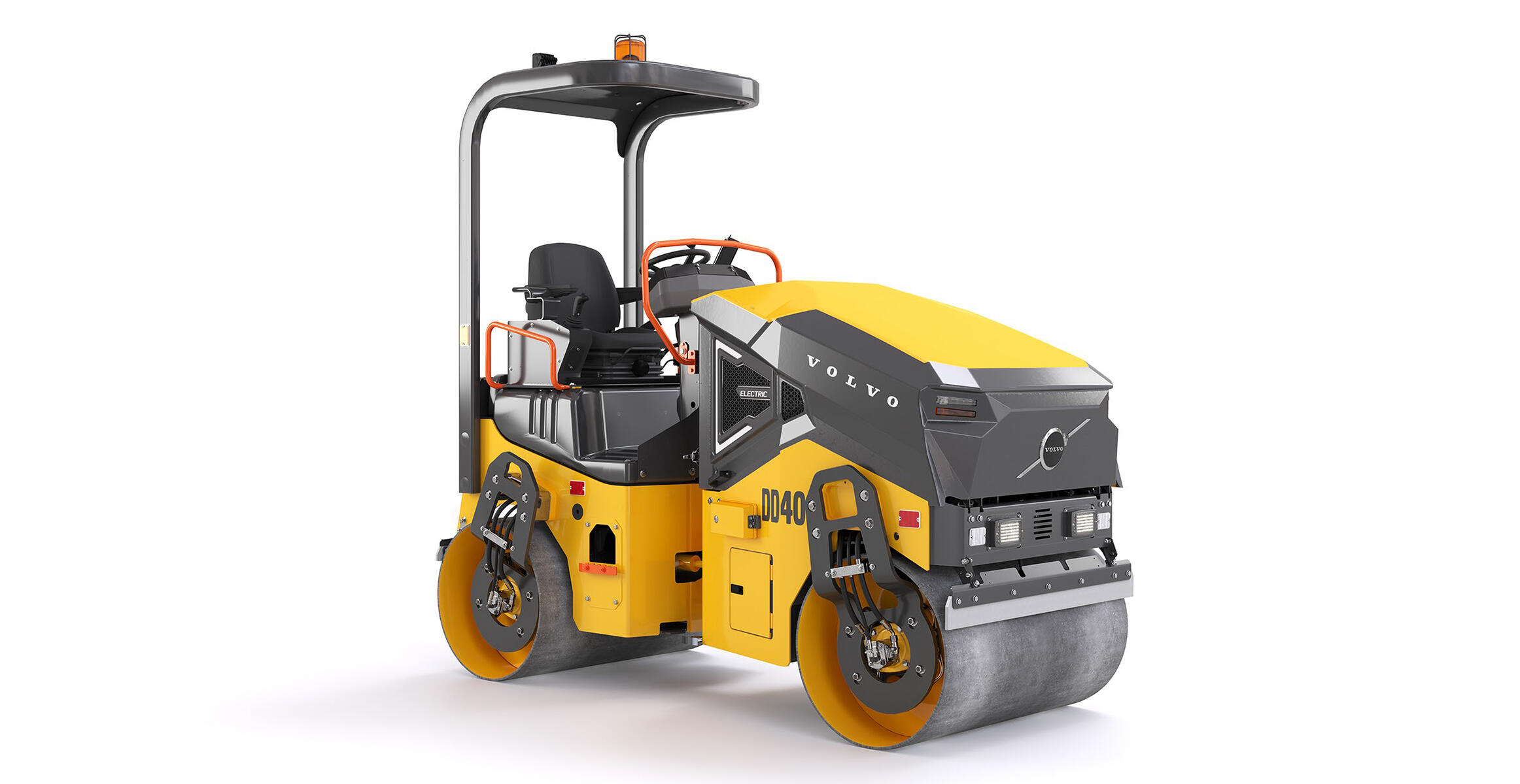 volvo electric asphalt compactor dd40 electric