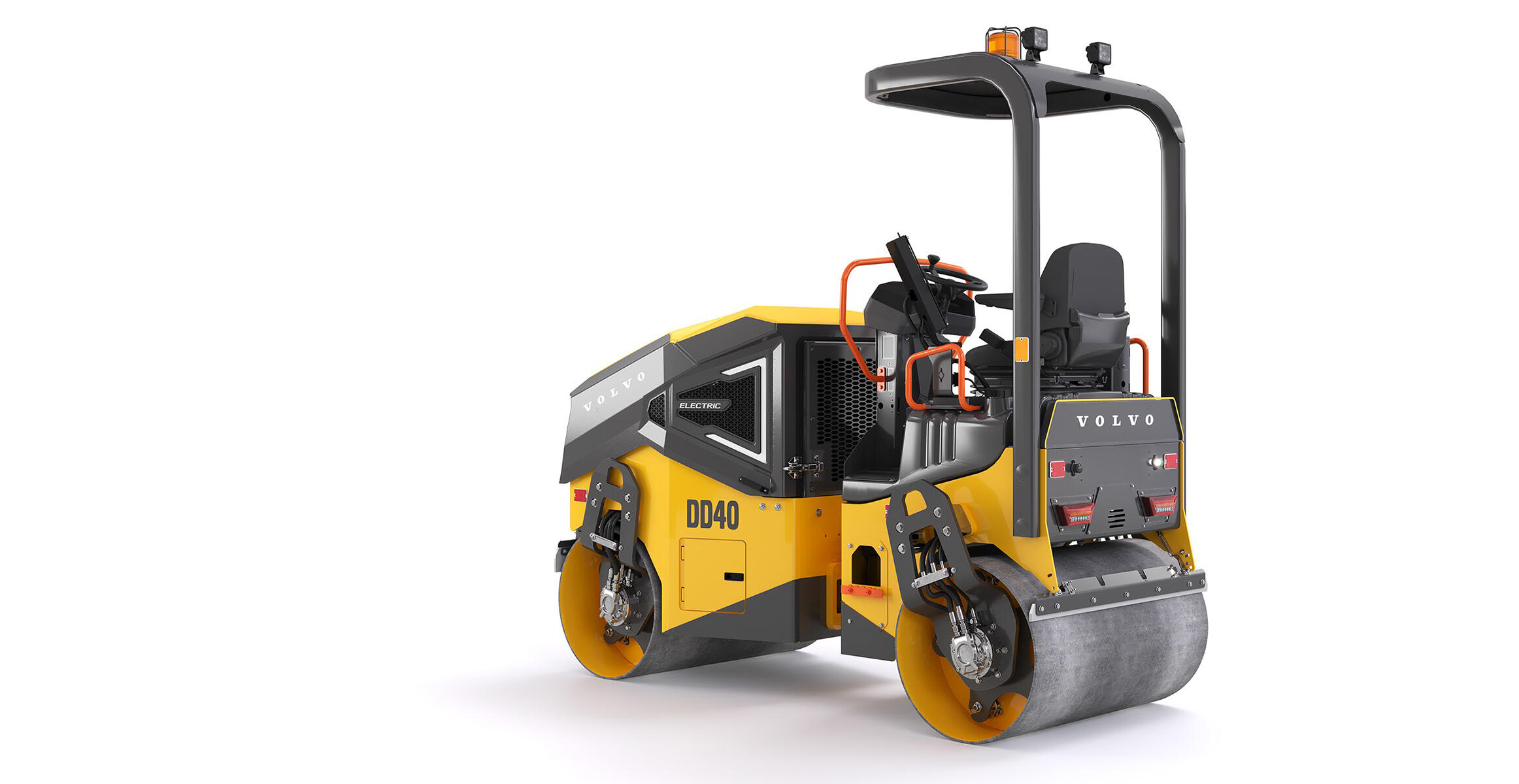 volvo electric asphalt compactor dd40 electric