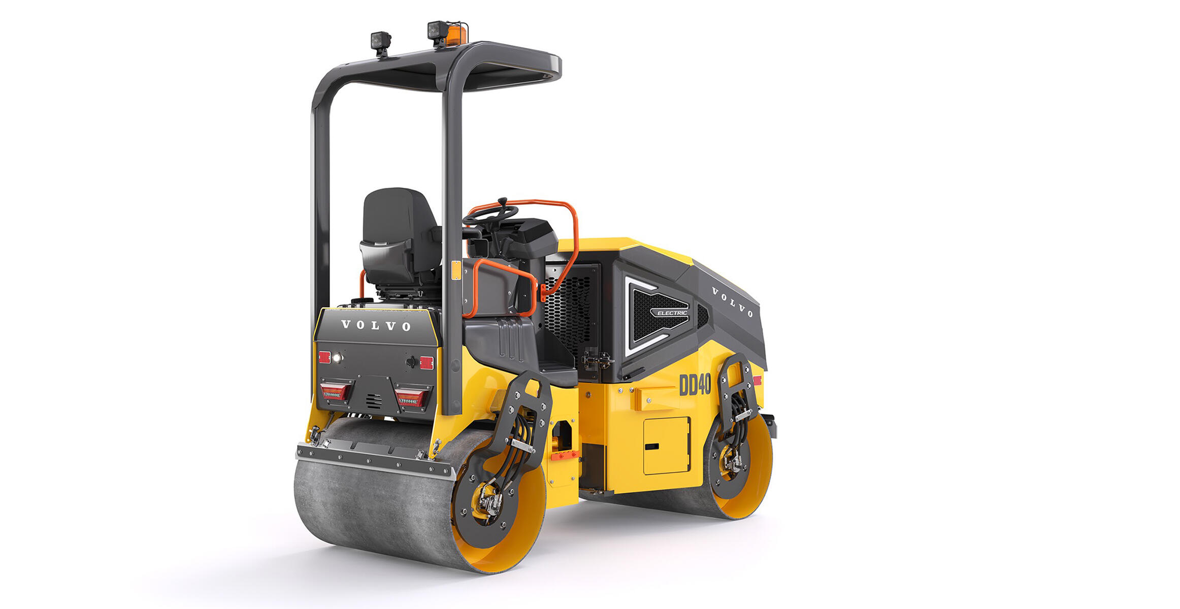 volvo electric asphalt compactor dd40 electric