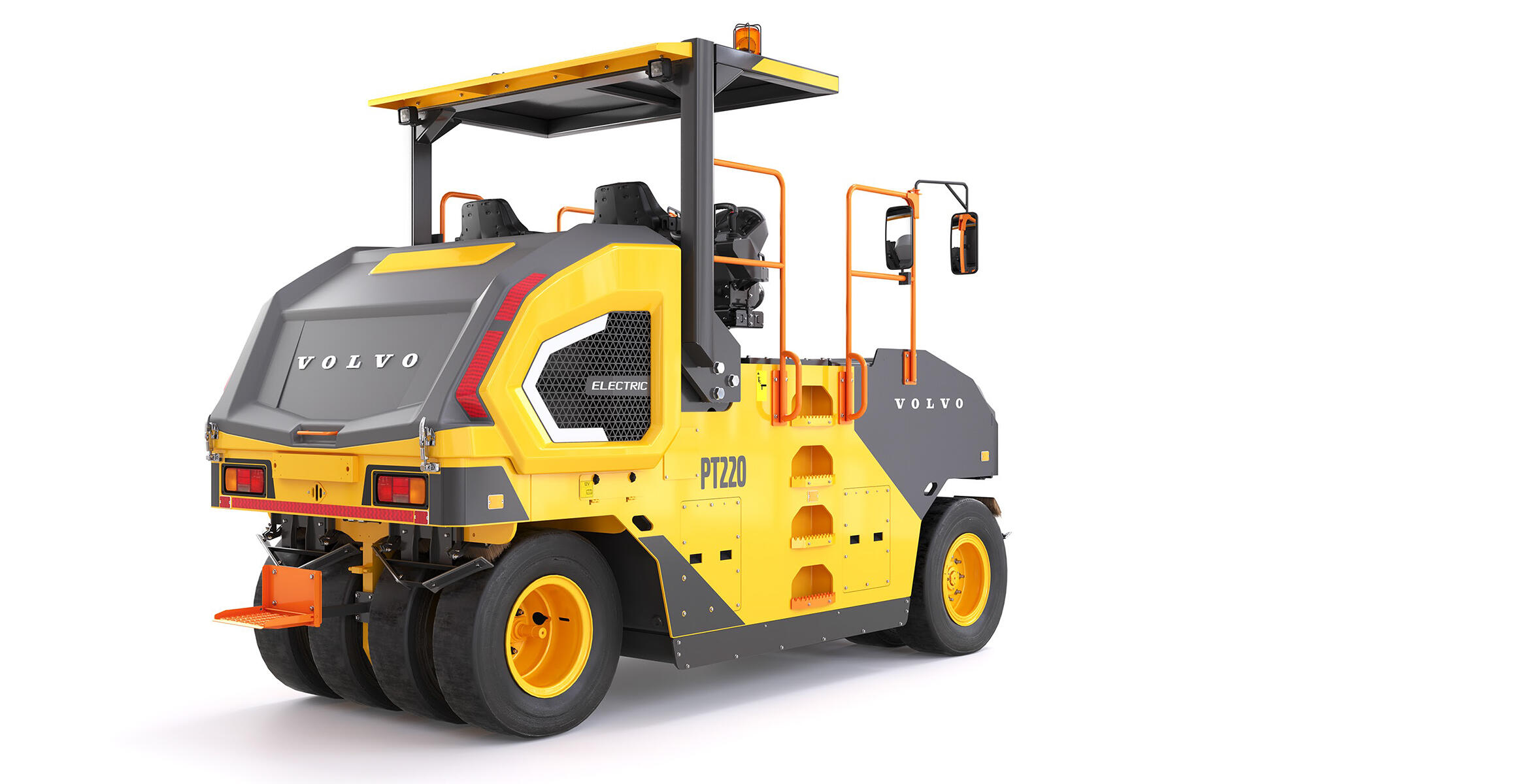 volvo electric asphalt compactor pt220 electric