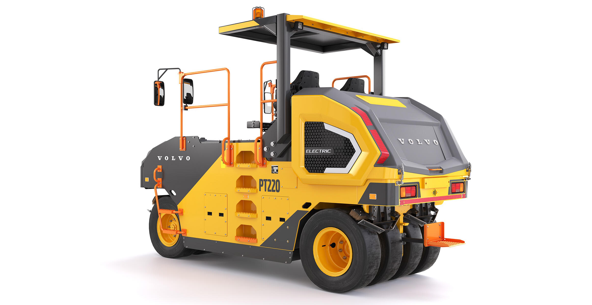 volvo electric asphalt compactor pt220 electric