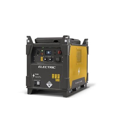 Vista frontale di una power unit elettrica Volvo PU40.