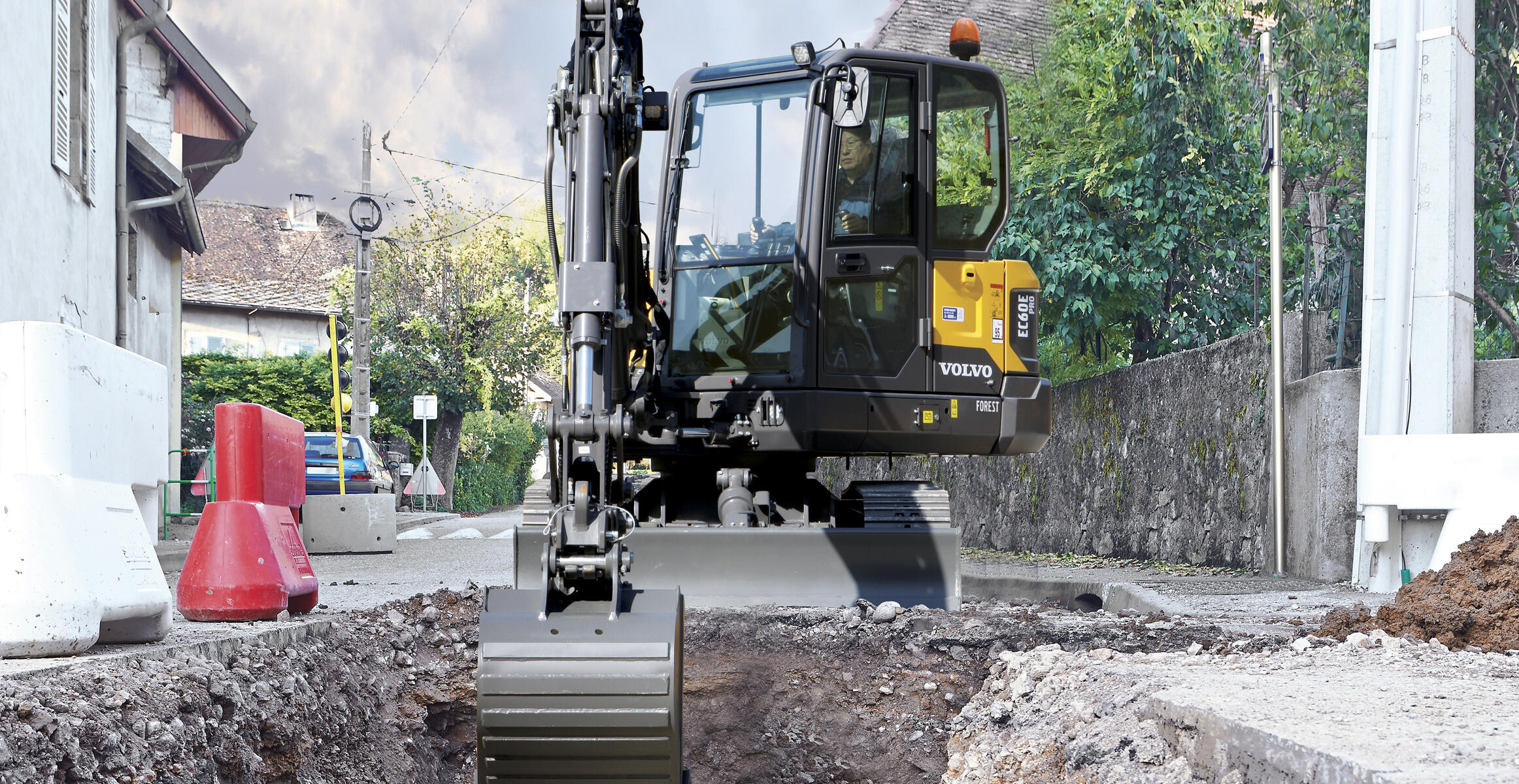 volvo compact excavators ec55d