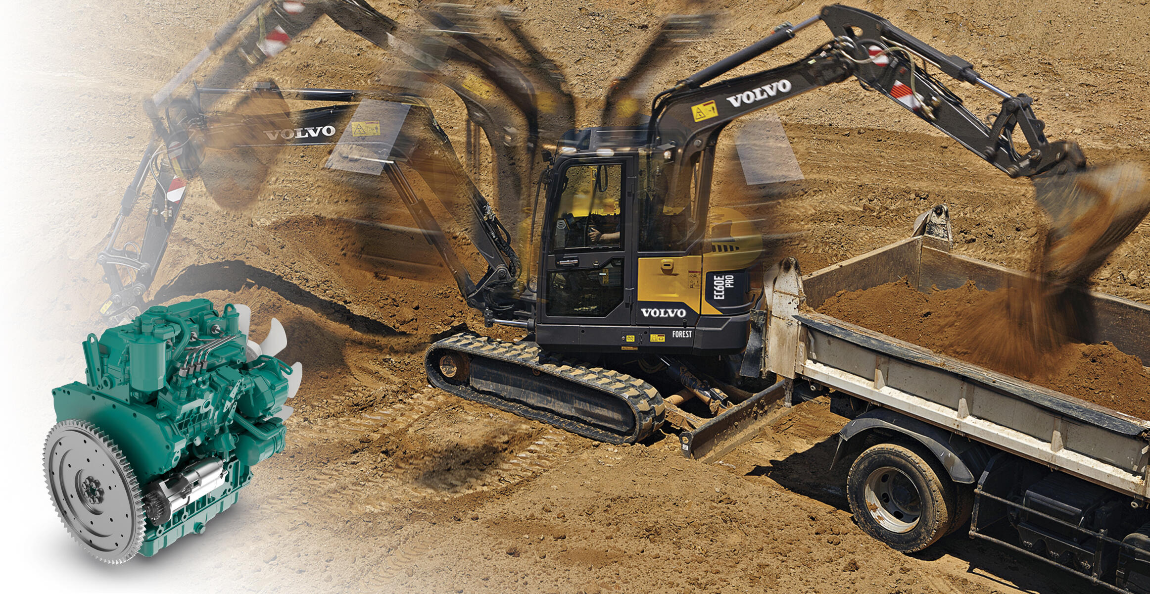 volvo compact excavators ec60e