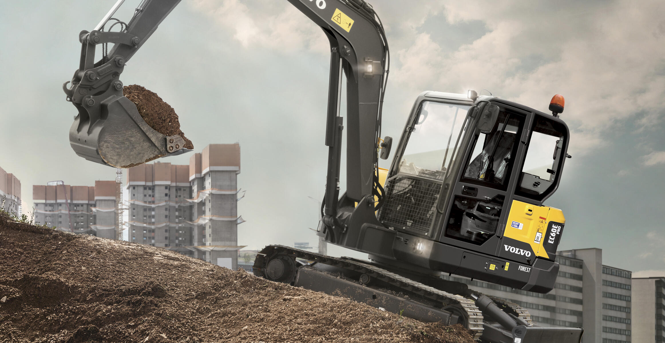 volvo compact excavators ec60e