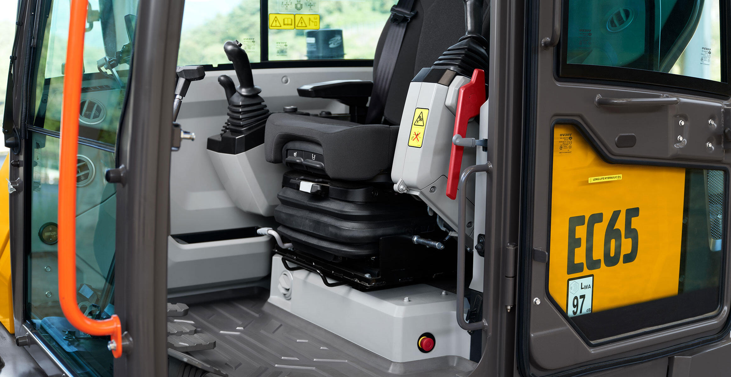 volvo compact excavators ec65 stage v