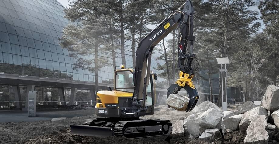 volvo compact excavators ecr88d tier 4 final
