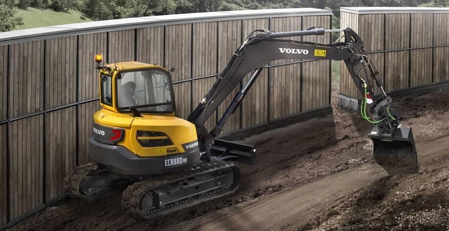 volvo compact excavators ecr88d tier 4 final