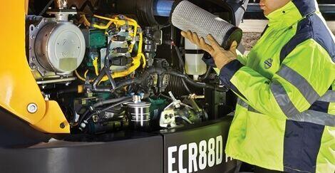 volvo compact excavators ecr88d tier 4 final