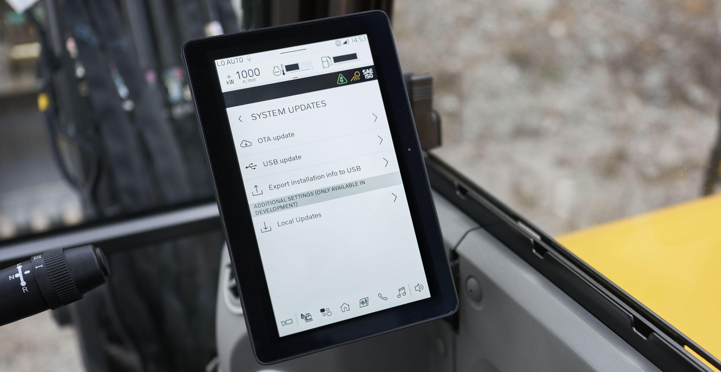 volvo compact excavators ew65 stage v