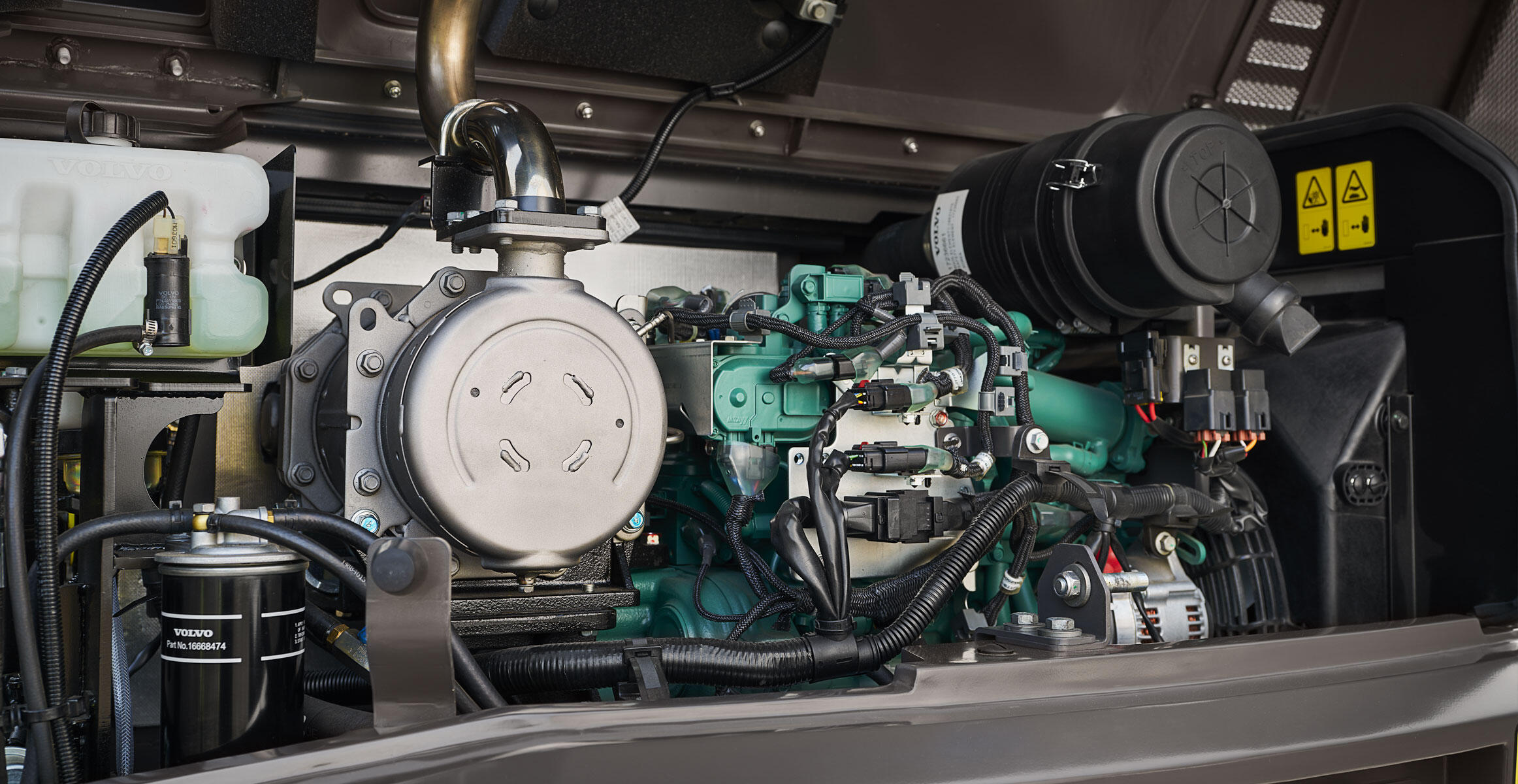 volvo compact excavators ew65 stage v