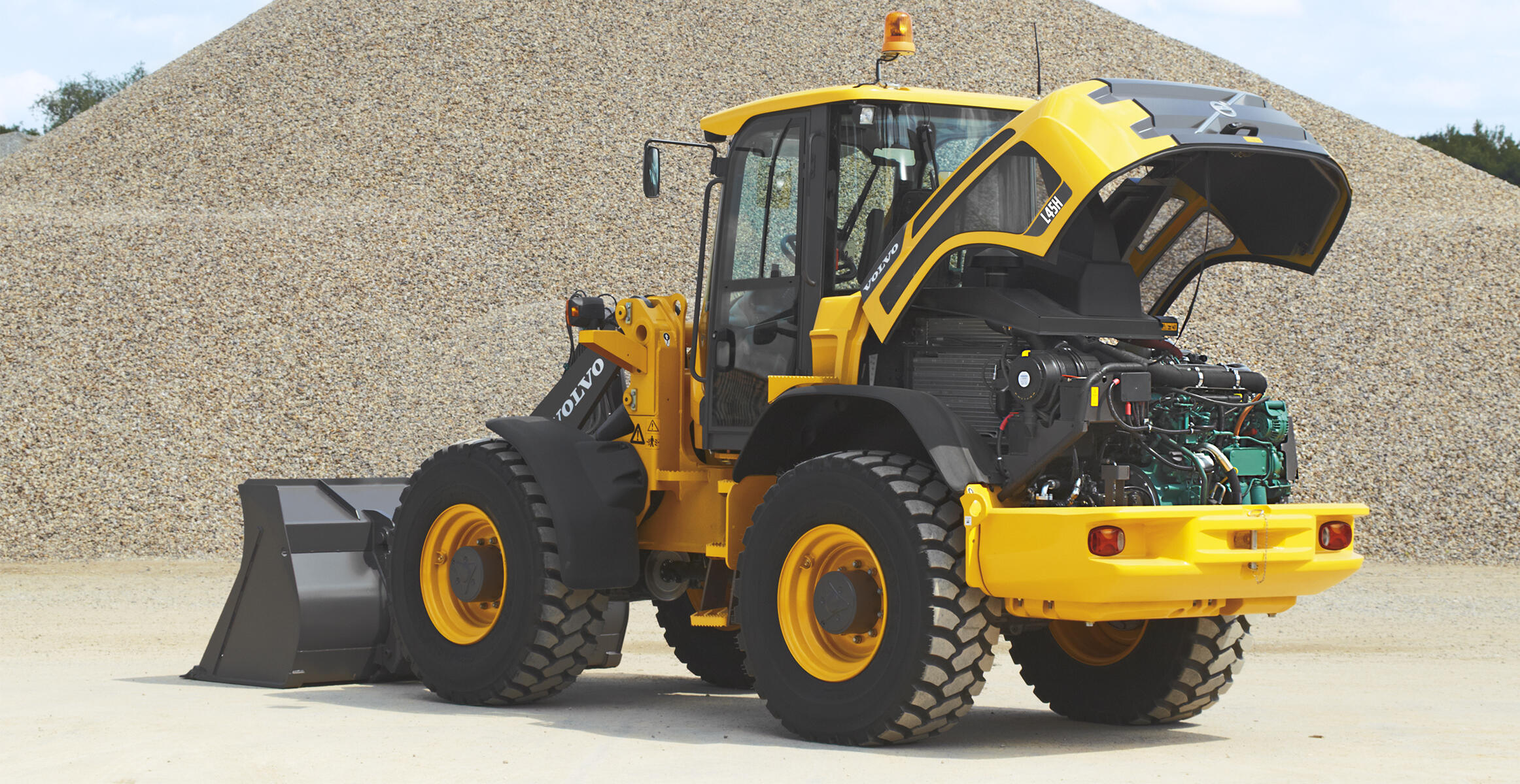 volvo compact wheel loaders l45h tier 4 final