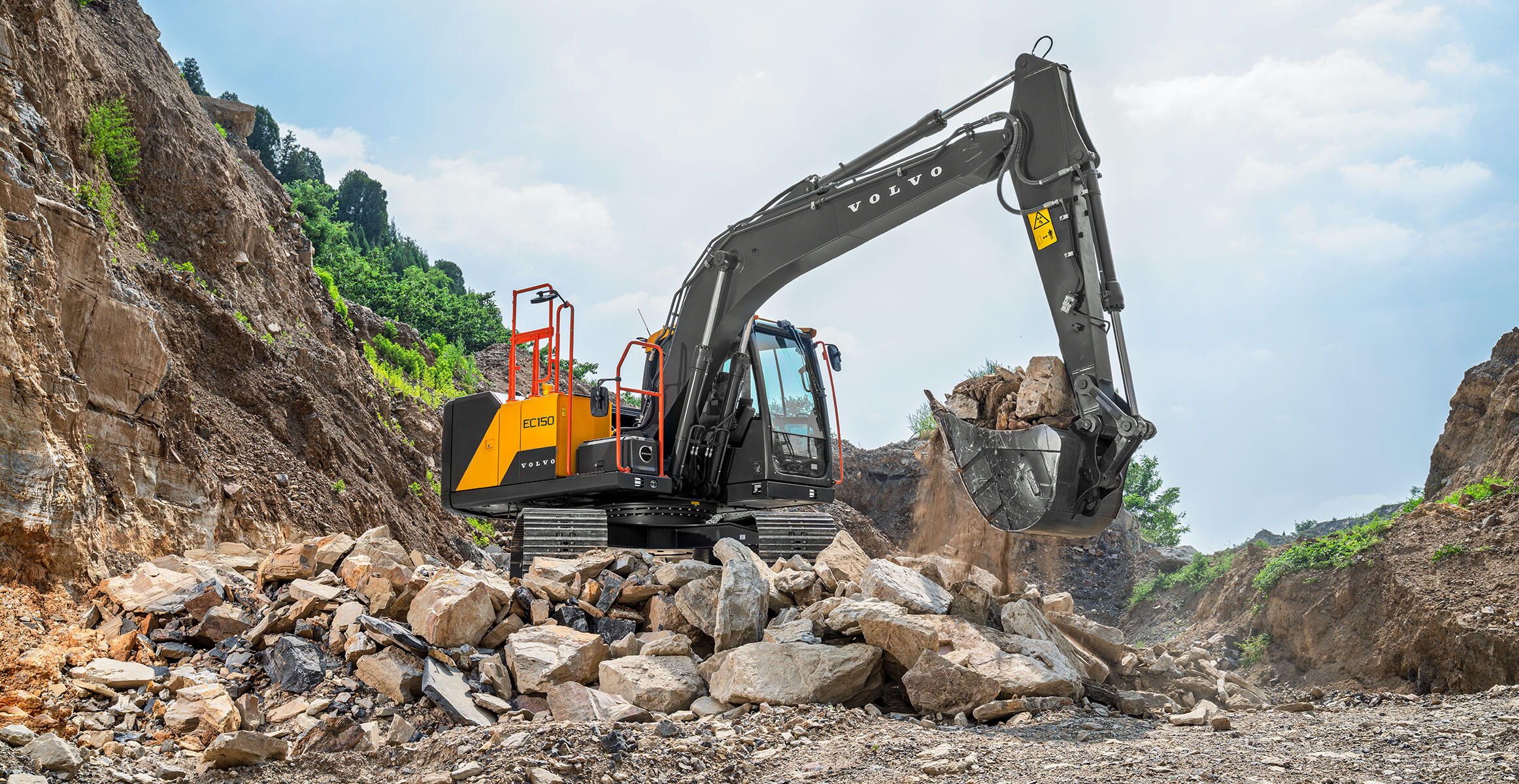 volvo crawler excavators ec150 tier 3