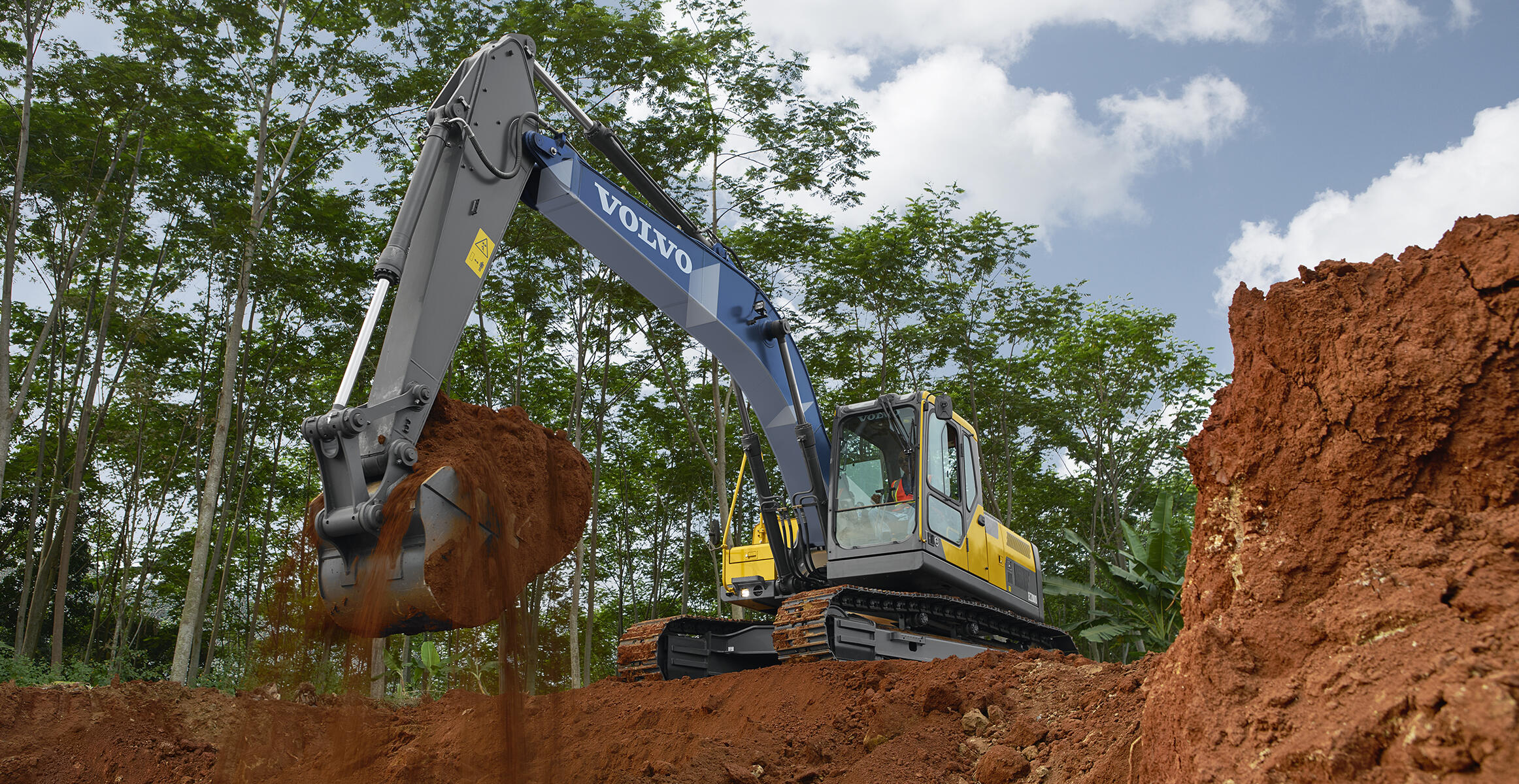 volvo crawler excavators ec200d tier 2–3