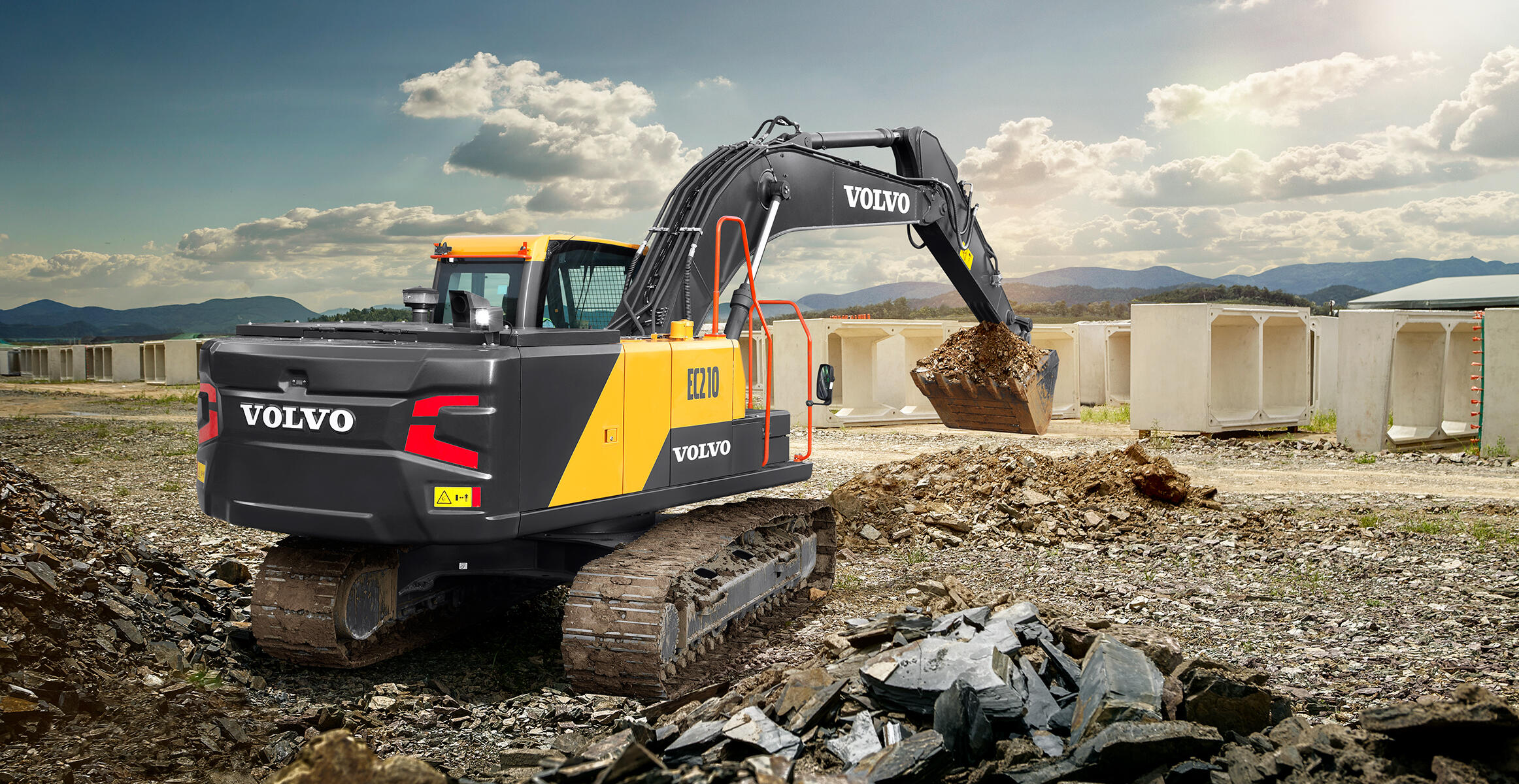 volvo crawler excavators ec210 tier 2–3