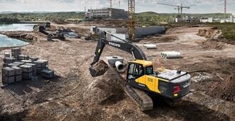 volvo crawler excavators ec210 tier 2–3