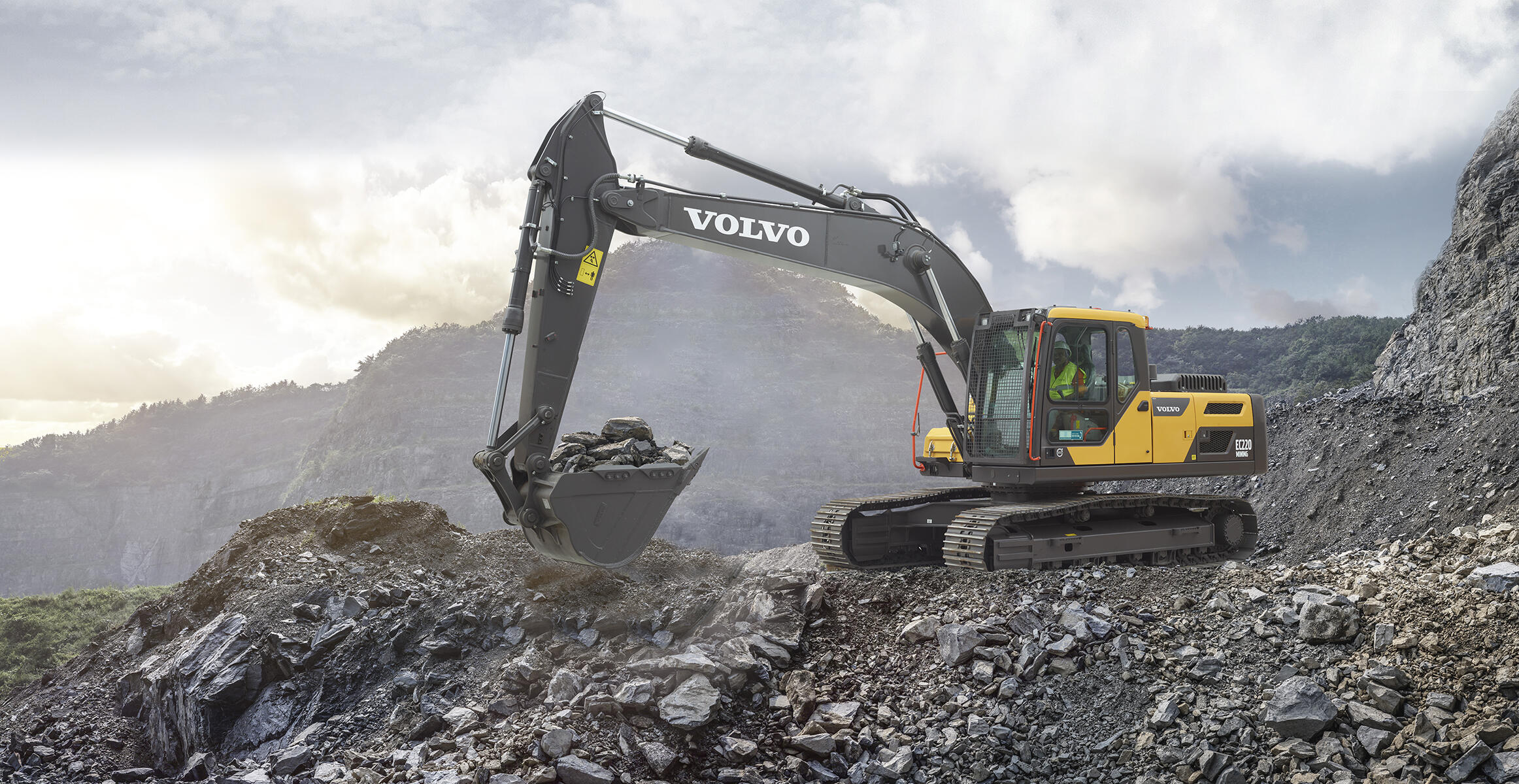 volvo crawler excavators ec220d tier 2–3
