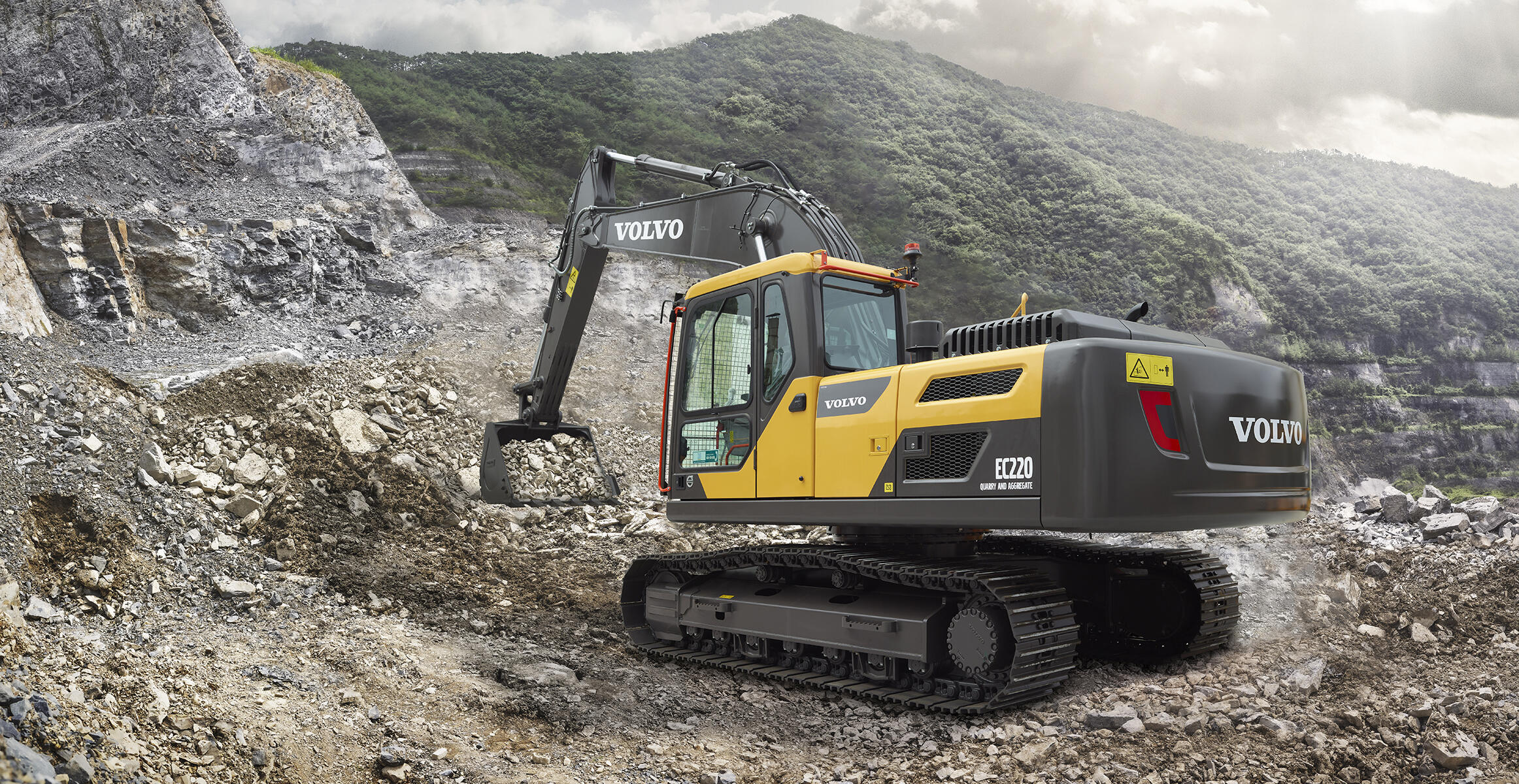 volvo crawler excavators ec220d tier 2–3