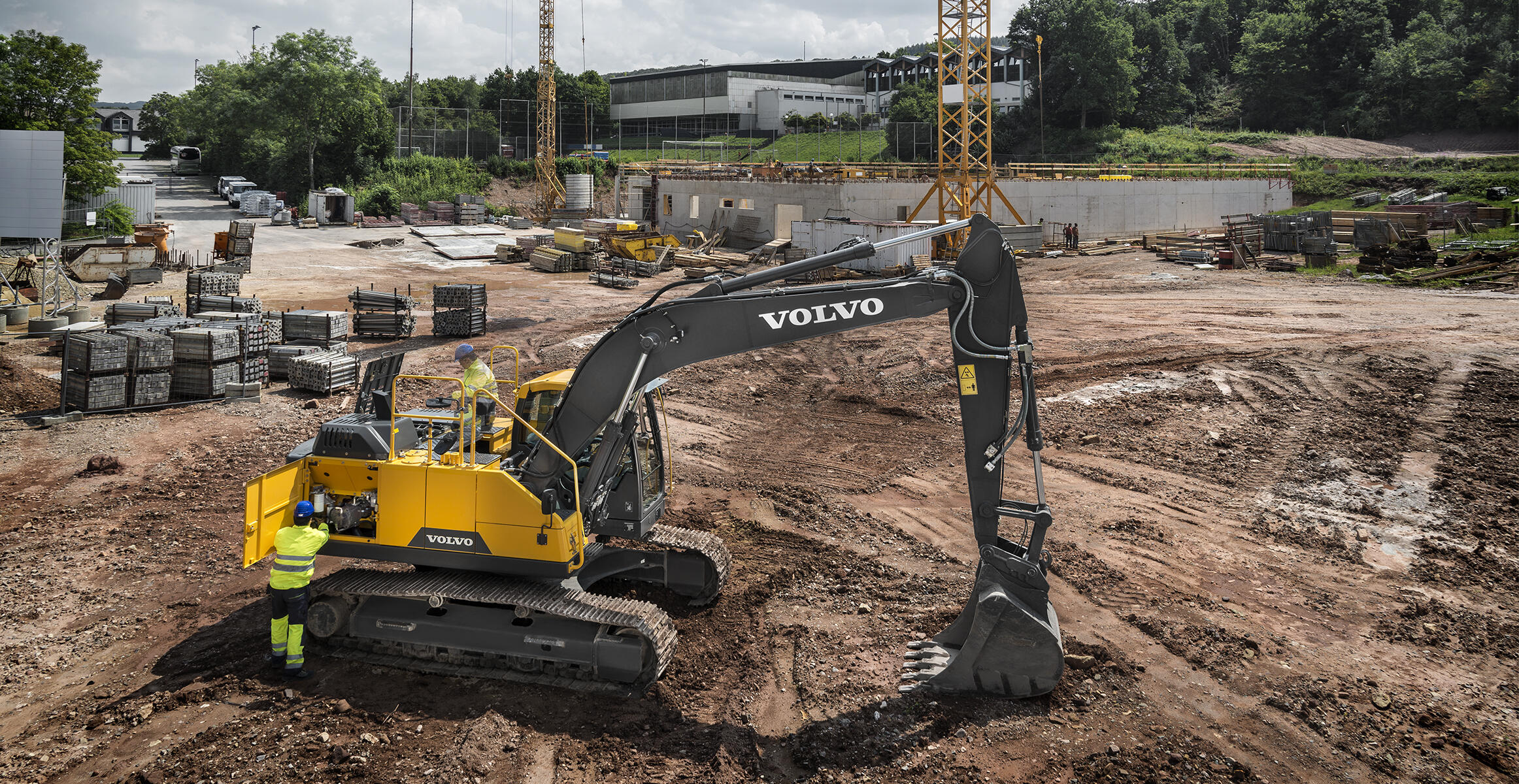 BURAGO 18-32086 ESCAVATORE CINGOLATO - Volvo EC220E - Scala 1:50