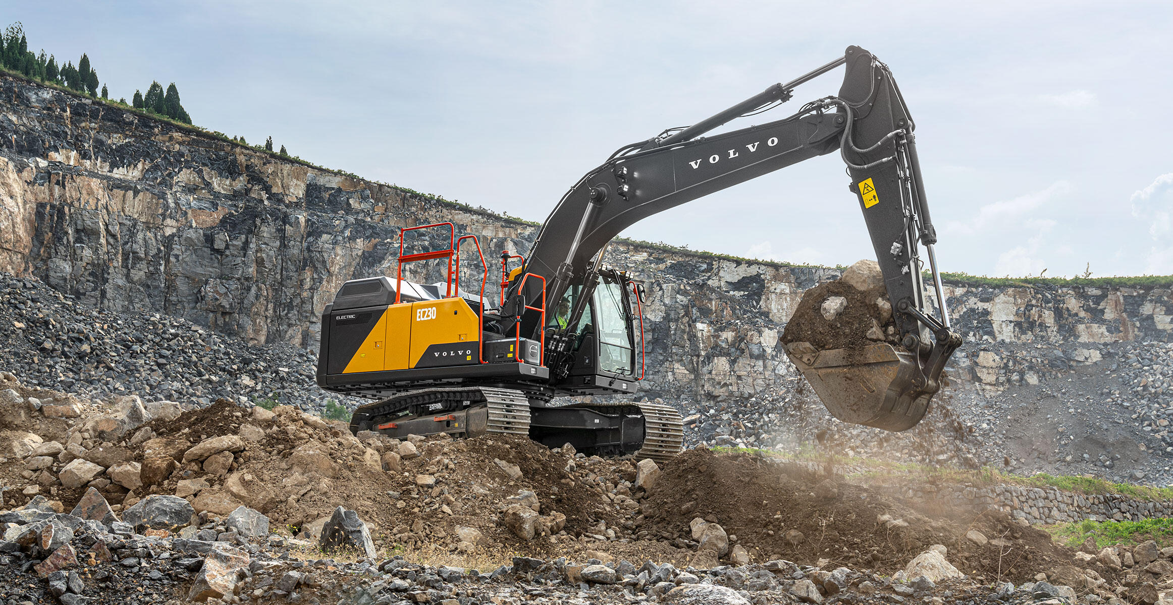 volvo electric machines ec230 electric
