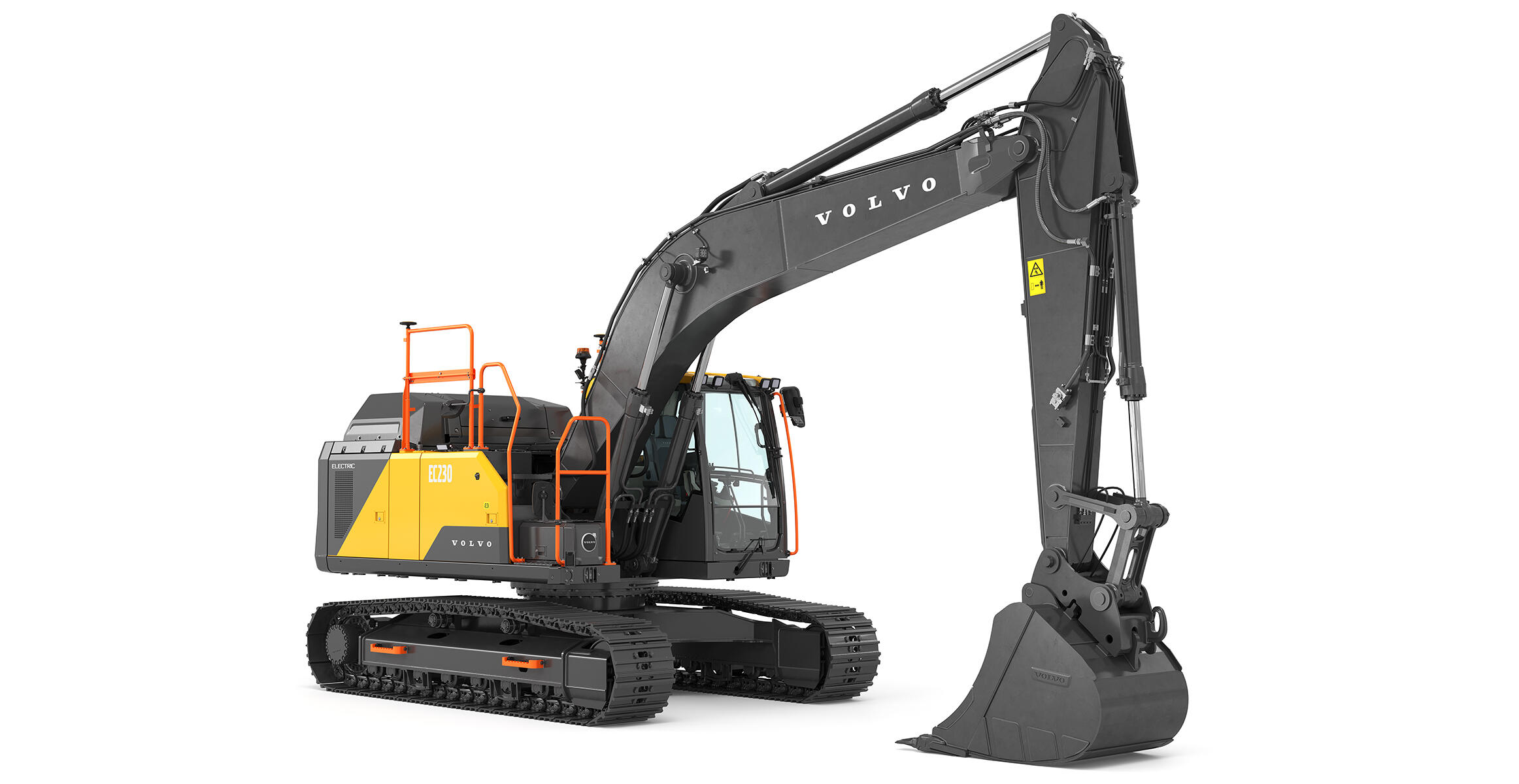 volvo electric crawler excavators ec230 electric