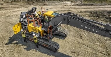volvo crawler excavators  stage v