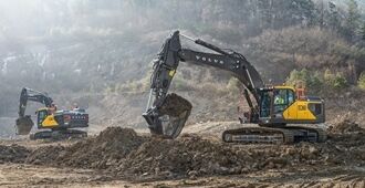 volvo crawler excavators  stage v