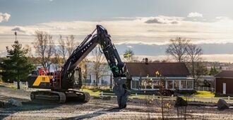 volvo demolition equipment ec300 straight boom stage v