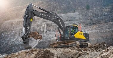 volvo crawler excavators  stage v