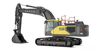 volvo crawler excavators  stage v