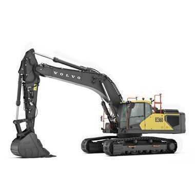 volvo crawler excavators  stage v