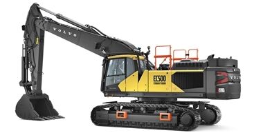 volvo crawler excavators ec500 straight boom stage v