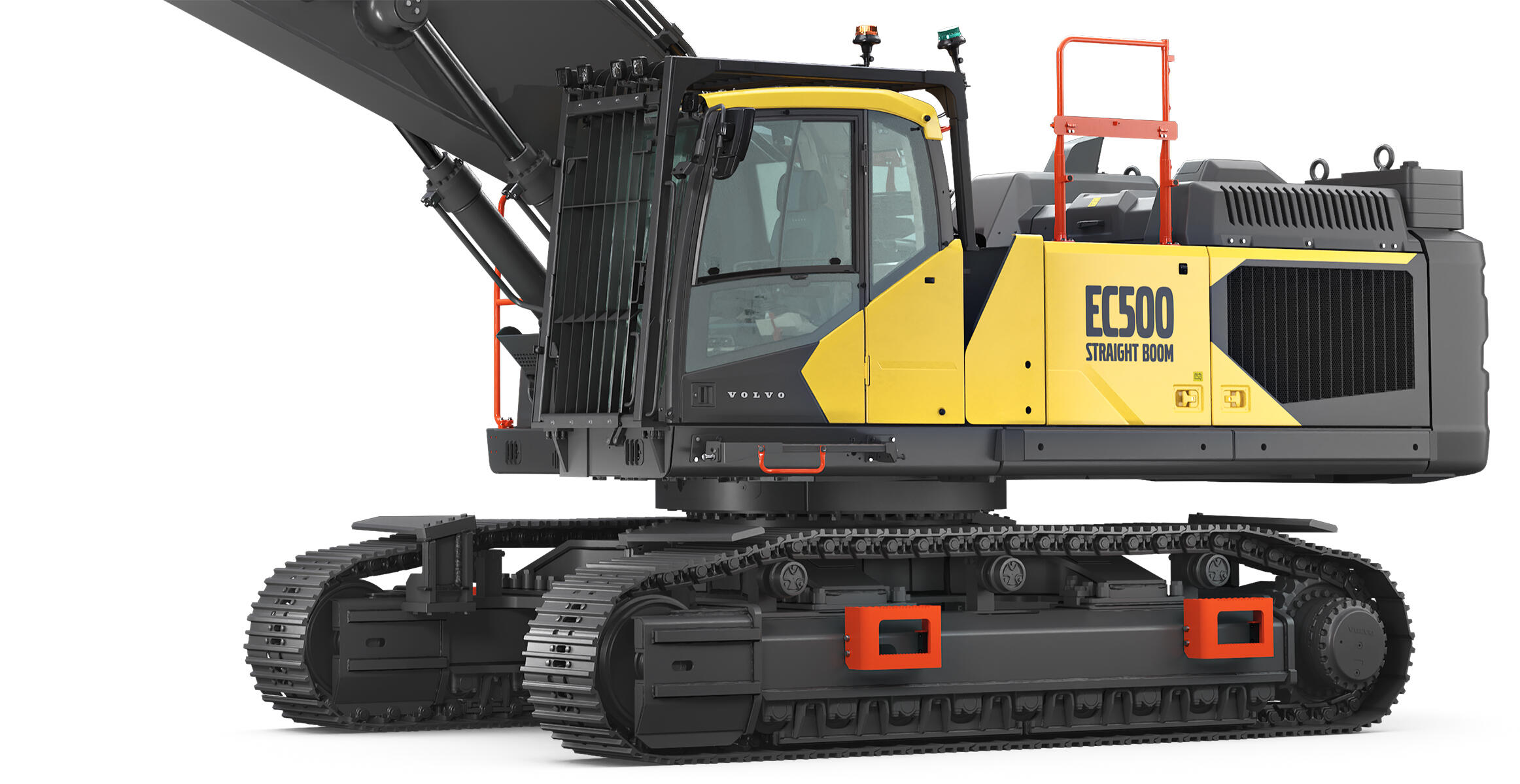 volvo crawler excavators ec500 straight boom stage v