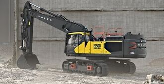 volvo crawler excavators ec500 straight boom stage v