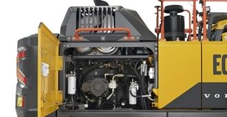 volvo crawler excavators  stage v