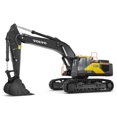 volvo crawler excavators ec550e tier 2–3
