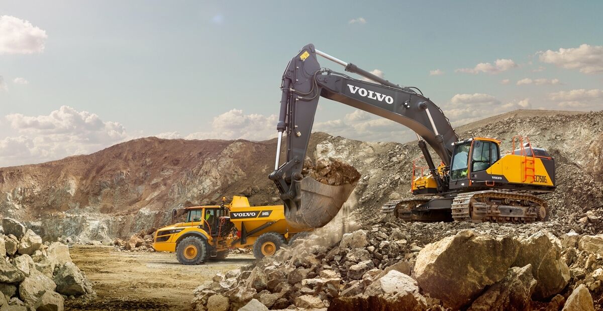 EC750E | Excavators | Overview | Volvo Construction Equipment