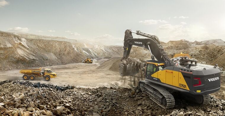 Ec950e EC950F | Excavators | Overview | Volvo Construction Equipment