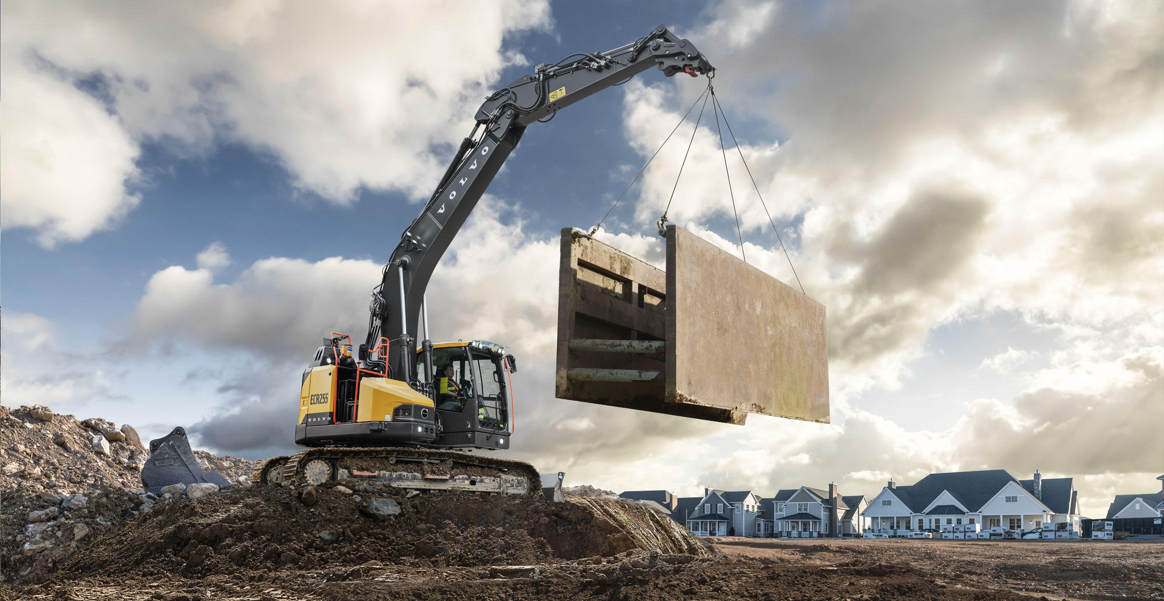 volvo gravemaskiner på larvebånd ecr255 stage v