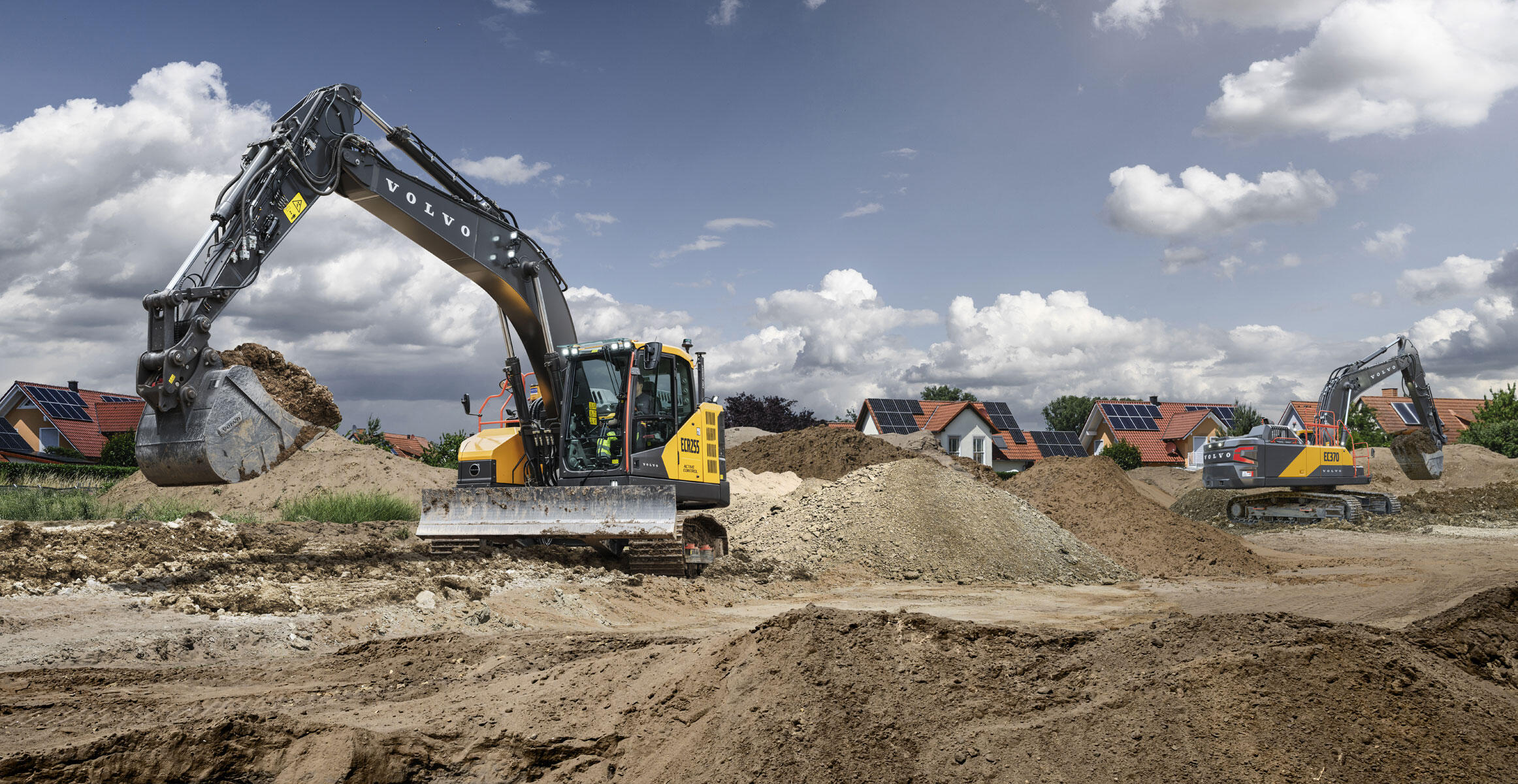 volvo gravemaskiner på larvebånd ecr255 stage v