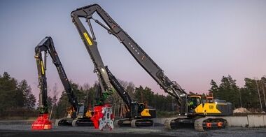 volvo demolition equipment ec500 high reach