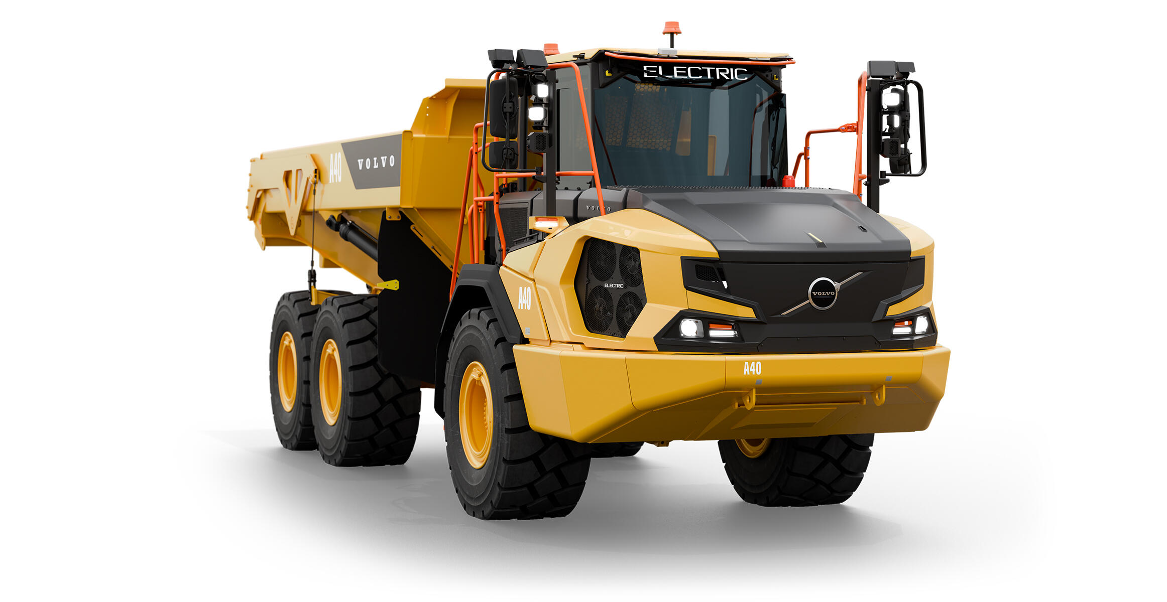 Volvos elektriske rammestyrte dumper A40 electric er førernes favoritt