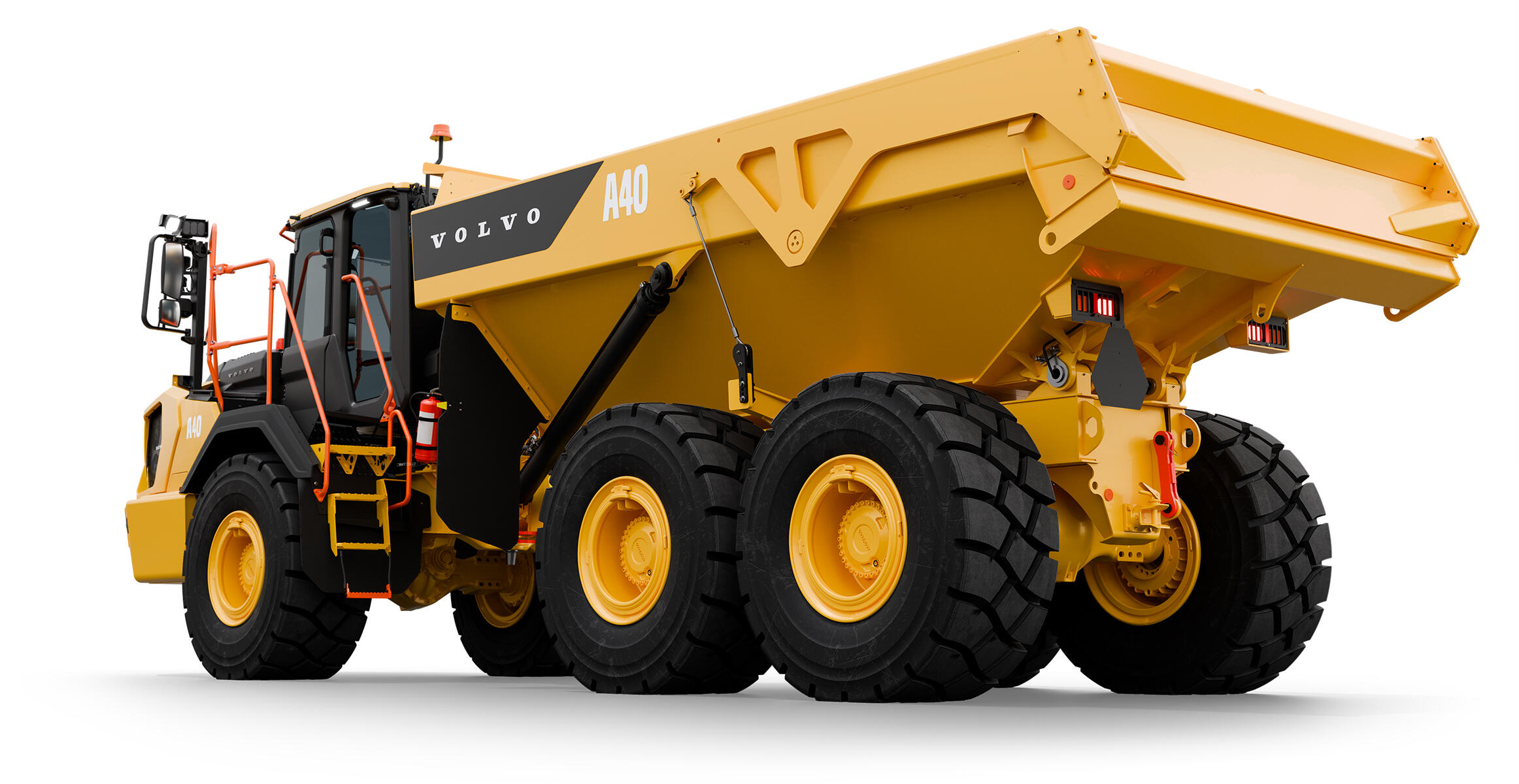 Volvos elektriske rammestyrte dumper A40 electric tar utfordringen