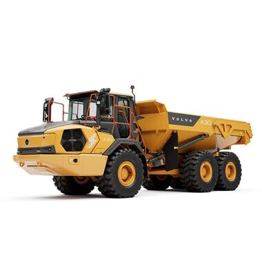 Volvo A30 fully electric articulated hauler version