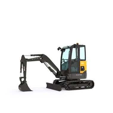 volvo electric compact excavators ecr25 electric