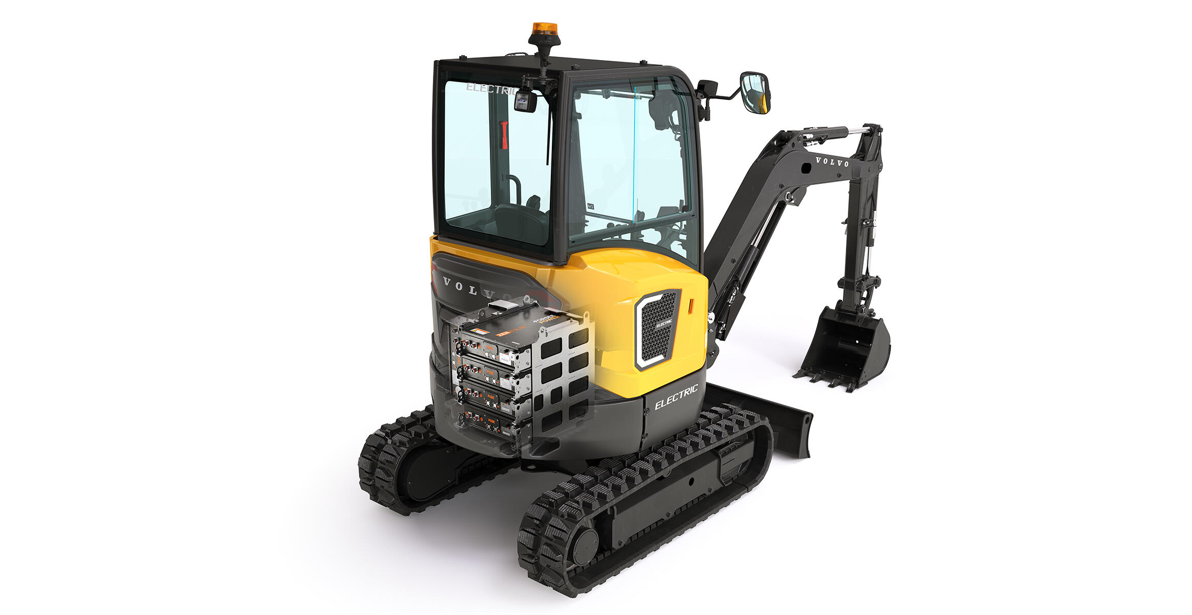 volvo electric compact excavators ecr25 electric