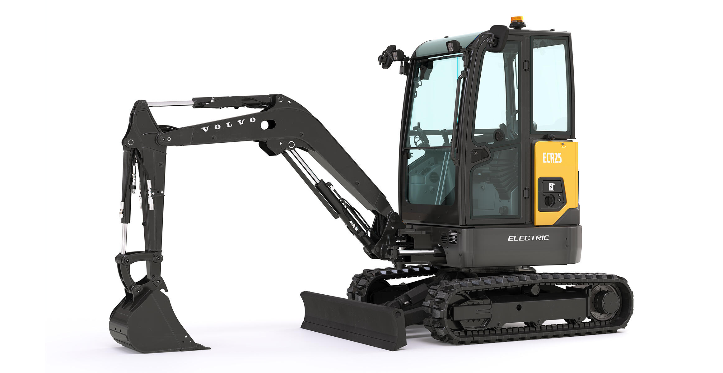 volvo electric compact excavators ecr25 electric