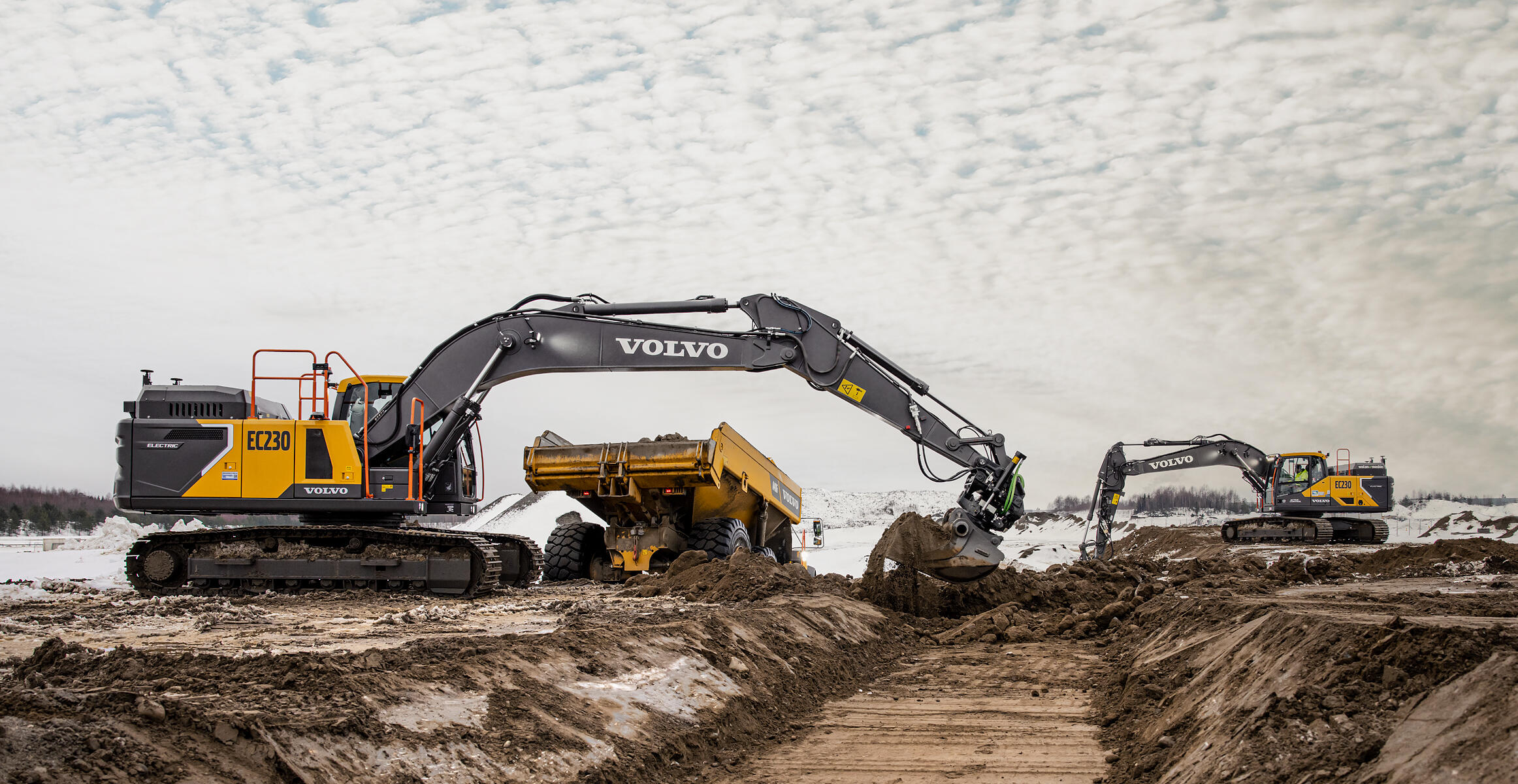 volvo electric crawler excavators ec230 electric